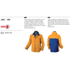 Куртка сварщика спилковая JAK-160 (XL)_SACIT AZIA